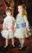 Pierre-Auguste Renoir Pink and Blue - The Cahen d'Anvers Girls Spain oil painting artist